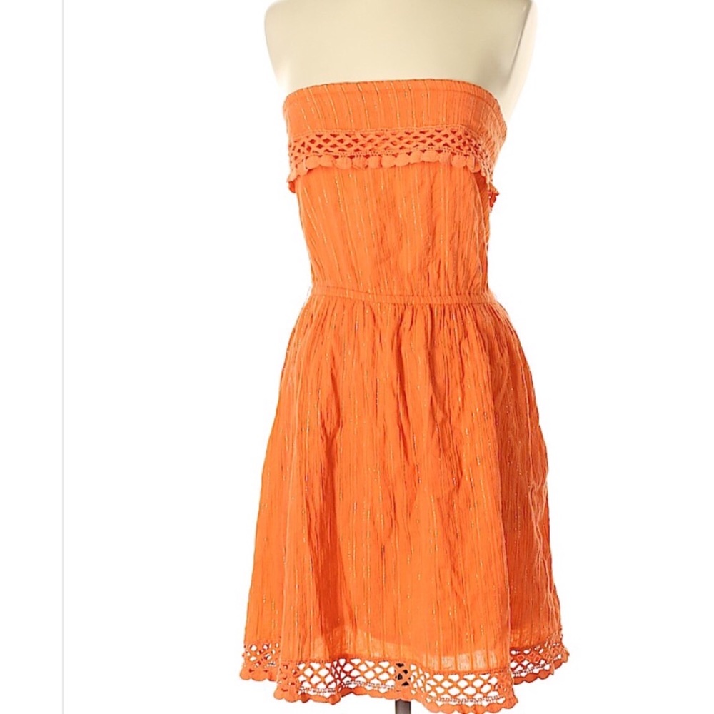 TRINA TURK ORANGE TUBE DRESS